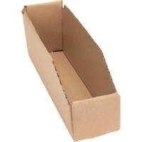 Boîtes profondes en carton ondul&eacute;, 2-7/8" la x 11-1/4" p x 4-1/2" h, Beige TGS INDUSTRIEL