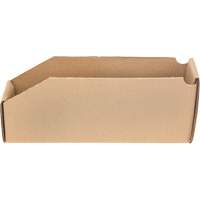 Boîtes profondes en carton ondul&eacute;, 2-7/8" la x 11-1/4" p x 4-1/2" h, Beige TGS INDUSTRIEL