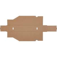 Boîtes profondes en carton ondul&eacute;, 2-7/8" la x 11-1/4" p x 4-1/2" h, Beige TGS INDUSTRIEL