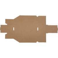 Boîtes profondes en carton ondul&eacute;, 3-3/4" la x 11-1/4" p x 4-1/2" h, Beige TGS INDUSTRIEL