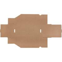 Boîtes profondes en carton ondul&eacute;, 5-3/4" la x 11-1/4" p x 4-1/2" h, Beige TGS INDUSTRIEL