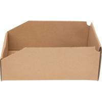 Boîtes profondes en carton ondul&eacute;, 7-5/8" la x 11-5/16" p x 4-1/2" h, Beige TGS INDUSTRIEL