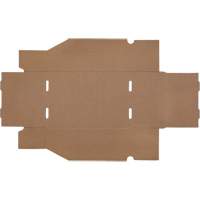 Boîtes profondes en carton ondul&eacute;, 7-5/8" la x 11-5/16" p x 4-1/2" h, Beige TGS INDUSTRIEL