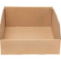 Boîtes profondes en carton ondul&eacute;, 11-3/4" la x 11-1/4" p x 4-1/2" h, Beige TGS INDUSTRIEL