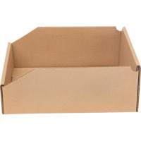 Boîtes profondes en carton ondul&eacute;, 11-3/4" la x 11-1/4" p x 4-1/2" h, Beige TGS INDUSTRIEL