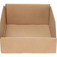 Boîtes profondes en carton ondul&eacute;, 8-3/4" la x 11-1/4" p x 4-1/2" h, Beige TGS INDUSTRIEL