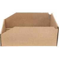 Boîtes profondes en carton ondul&eacute;, 8-3/4" la x 11-1/4" p x 4-1/2" h, Beige TGS INDUSTRIEL