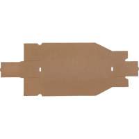 Boîtes profondes en carton ondul&eacute;, 3-3/4" la x 17-1/4" p x 4-1/2" h, Beige TGS INDUSTRIEL