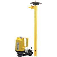 Pompes &agrave; tambour &eacute;lectriques, Polypropyl&egrave;ne, 45 gal./min TGS INDUSTRIEL