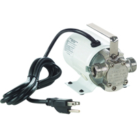 Pompes de transfert &agrave; amorçage automatique, non submersibles en laiton plaque - Pompe seulement, 115 V, 360 gal./h, 1/10 CV TGS INDUSTRIEL