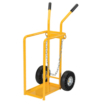 Chariot pour bouteille de gaz, Roues Caoutchouc moul&eacute;, Base de 9-13/16" la x 16" lo, 150 lb TGS INDUSTRIEL