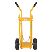 Chariot pour bouteille de gaz, Roues Caoutchouc moul&eacute;, Base de 9-13/16" la x 16" lo, 150 lb TGS INDUSTRIEL