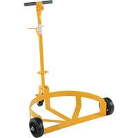 Chariot &agrave; profil bas pour barils, Fabriqu&eacute; en Acier, 30 - 55 gal. US (25 - 45,8 gal. imp.) TGS INDUSTRIEL