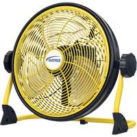 Ventilateur d'int&eacute;rieur/ext&eacute;rieur rechargeable avec port USB, Commercial, Variable vitesses, Diam&egrave;tre de 12" TGS INDUSTRIEL