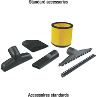 Aspirateur, Secs-humides, 6,5 CV, 16 gal. US (60,6 litres) TGS INDUSTRIEL