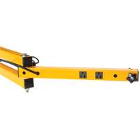 Bras verrouillables double 180 avec deux r&eacute;ceptacles TGS INDUSTRIEL