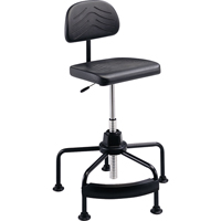 Industrial Seating, Stationary, Adjustable Height, 250 lbs. Capacity TGS INDUSTRIEL