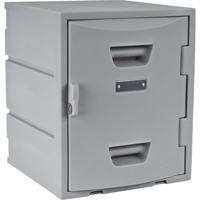 Casier, 15" x 15" x 18", Gris, Assembl&eacute; TGS INDUSTRIEL