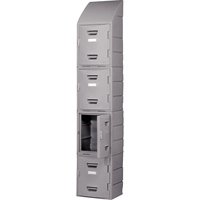 Casier, 15" x 15" x 31", Gris, Assembl&eacute; TGS INDUSTRIEL
