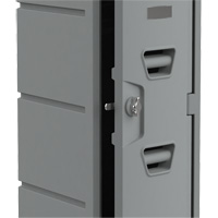 Casier, 12" x 15" x 47", Gris, Assembl&eacute; TGS INDUSTRIEL