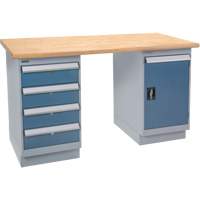 &eacute;tabli pr&eacute;conçu, Porte & tiroirs, Cap 2500 lb, 72" la x 30" p, 34" h TGS INDUSTRIEL