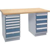 &eacute;tabli robuste, Deux tiroirs, Cap 1500 lb, 72" la x 36" p, 34" h TGS INDUSTRIEL
