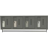 Casiers muraux robustes, Bloc de 4, 18" x 12" x 12", Acier TGS INDUSTRIEL