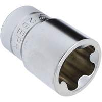 Jeu de douilles TORX EPR &agrave; 5 pans, 16 Morceaux, Prise de 1/4"/3/8"/1/2" TGS INDUSTRIEL