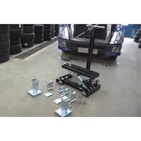 Cric de service de plancher, 14 tonne(s) Capacit&eacute;, 8-1/4" Abaiss&eacute;e, 20" &eacute;lev&eacute;e, Air comprim&eacute;/hydraulique TGS INDUSTRIEL