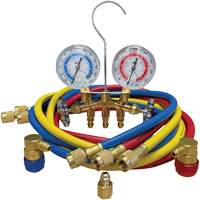 Automotive Manifold Gauge Set with Economy Couplers & Tank Adapter TGS INDUSTRIEL