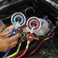 R1234Yf 2-Way Piston Valve Manifold Gauge Set TGS INDUSTRIEL