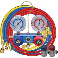 R134A 2-Way Aluminum Manifold Gauge Set TGS INDUSTRIEL