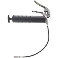 Pistolet &agrave; graisse robuste &agrave; poign&eacute;e pistolet avec rallonge de tuyau flexible, Capacit&eacute; 14 oz TGS INDUSTRIEL