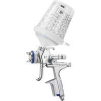 Pistolet de peinture 5000 B RP avec buse 1,2 et trois godets polyvalents RPS 0,3 l/0,6 l/0,9 L, Entr&eacute;e d'air 1/4" NPT, 10,24 pi³/min, Capacit&eacute; 0,3 L/0,6 L/0,9 L, 0,17 psi TGS INDUSTRIEL