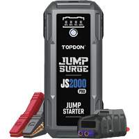 D&eacute;marreur de secours, banque d'alimentation et lampe de poche JumpSurge2000Pro &agrave; 2500 A de pointe TGS INDUSTRIEL
