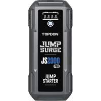 D&eacute;marreur de secours, banque d'alimentation et lampe de poche JumpSurge2000Pro &agrave; 2500 A de pointe TGS INDUSTRIEL