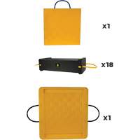 Ensemble de syst&egrave;me de sout&egrave;nement en composite CribLok 20 mcx TGS INDUSTRIEL