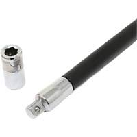 Extra Long Flex Driver with 1/4" Sq. x 1/4" Hex Adapter TGS INDUSTRIEL