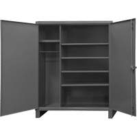 Vestiaire tr&egrave;s robuste, Acier, 60" la x 24" p x 78" h, Gris TGS INDUSTRIEL