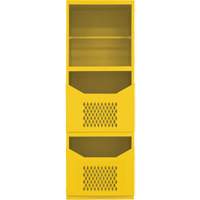 Armoire pour le contr&ocirc;le des d&eacute;versements, 1 Tablettes, 72" h x 24" la x 24" p, Acier, Jaune TGS INDUSTRIEL
