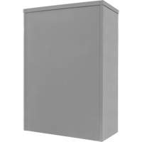 Counter-High Storage Cabinet, Steel, 2 Shelves, 42" H x 30" W x 15" D, Grey TGS INDUSTRIEL