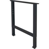 Pattes d'&eacute;tabli pour service industriel, Acier, 30" p x 34" h, Simple TGS INDUSTRIEL