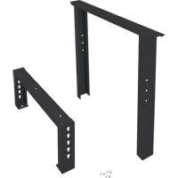 Pattes d'&eacute;tabli pour service industriel, Acier, 30" p x 34" h, Simple TGS INDUSTRIEL