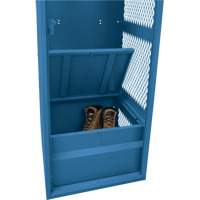 Gear Locker, Steel, 24" W x 18" D x 72" H, Dark Blue TGS INDUSTRIEL