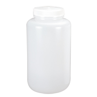 Bouteilles &agrave; large ouverture, Ronde, 1/2 gal., Plastique TGS INDUSTRIEL