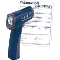 Thermom&egrave;tre &agrave; infrarouge avec certificat de calibration, -25,6°- 752° F ( -32° - 400° C ), 12:1, &eacute;missivit&eacute; Ajustable TGS INDUSTRIEL