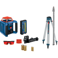 Revolve2000 Self-Leveling Horizontal Rotary Laser Kit, 2000' (609.6 m), 670 Nm TGS INDUSTRIEL