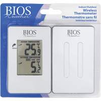 Thermom&egrave;tre sans fil int&eacute;rieur/ext&eacute;rieur, Sans contact, Analogique, 31-158°F (-35-70°C) TGS INDUSTRIEL