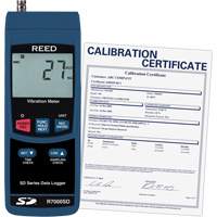 Vibrom&egrave;tre &agrave; enregistrement de donn&eacute;es avec certificat de calibration, 10% - 85% HR, 32°- 122° F ( 0° - 50° C ) TGS INDUSTRIEL