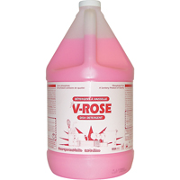 D&eacute;tergent liquide pour vaisselle V-Rose, Liquide, 4 L, Fraîcheur TGS INDUSTRIEL